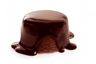 巧克力酱汁蛋糕图片