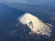 富士山火山口图片