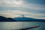 冬东京富士山图片素材