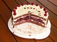 经典黑森林蛋糕图片