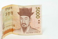 韩币图片