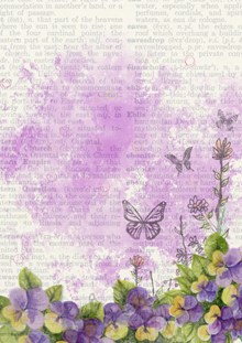 紫色风格水彩背景图片