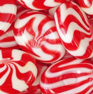 红白纹理糖果图片