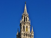 慕尼黑钟楼建筑图片