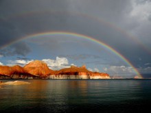 鲍威尔湖彩虹图片