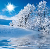 冬季雪景图片素材