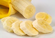 黄色香蕉片图片