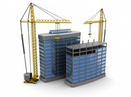 高楼大厦施工建筑模型图片
