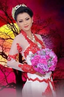 东南亚婚纱美女图片