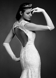 欧美黑白婚纱图片