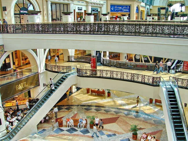 迪拜购物中心内景图片