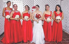 新娘伴娘团高清图
