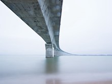 跨海大桥桥墩精美图片