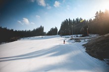 南山滑雪场雪道图片下载