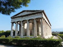 雅典神庙图片素材