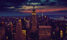 纽约帝国大厦夜景图片下载