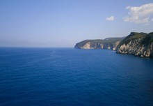 希腊蓝色大海图片下载