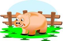 可爱卡通小猪高清图片