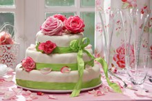 浪漫玫瑰花蛋糕图片下载
