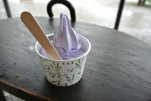 香草味冰淇淋精美图片