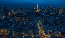 日本东京城市夜景高清图片