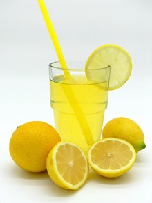 黄色柠檬苏打水图片下载