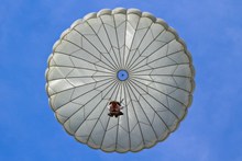 高空跳伞摄影图片素材