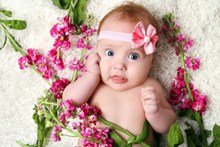 外国可爱小婴儿写真图片