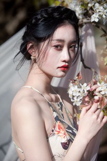 韩式新娘编发发型精美图片
