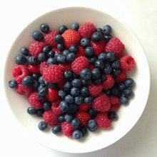 树莓蓝莓精美图片