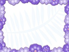 紫色花纹边框图片素材