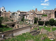 古罗马废墟风景高清图片