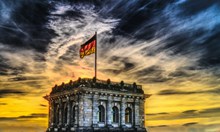 德国国会大厦国旗图片素材