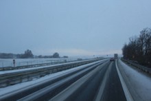 冬天的高速公路精美图片