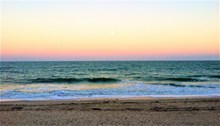 海滩日落美景精美图片