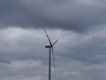风力发电机风车图片素材