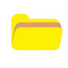 黄色文件夹图标png高清图