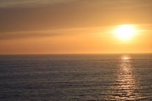 加利福尼亚海上日落图片大全