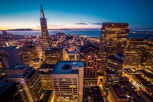 旧金山唯美城市夜景图片大全