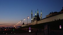 俄罗斯克里姆林宫夜景高清图