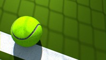 绿色网球高清图片