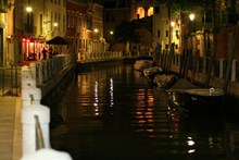 威尼斯水城夜景高清图片
