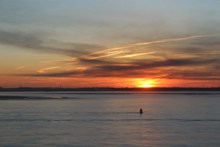 海边美丽日落摄影精美图片