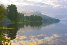 美丽湖泊景观高清图片素材
