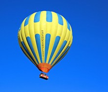 热气球观光飞行图片素材