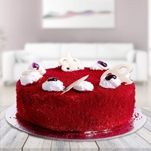 红色慕斯奶油蛋糕高清图片