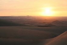 黄昏沙漠素材精美图片