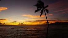 夏威夷日落唯美图片大全