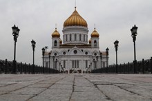 俄罗斯圆顶教堂高清图
