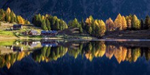 奥地利镜子湖风景图片下载